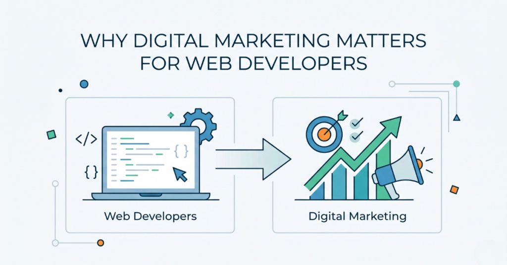 web developer content marketing, portfolio SEO for web developers, LinkedIn marketing for web developers